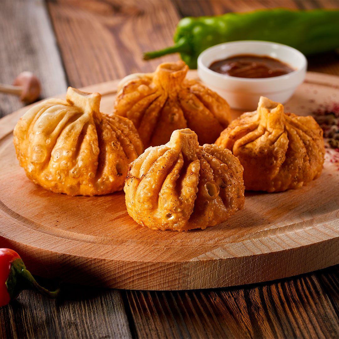 Khinkali fried with meat (1 pcs)